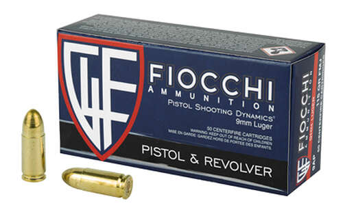 Ammunition Fiocchi Ammunition Fiocchi Centerfire Pistol 9mm FIOCCHI 9MM 147GR FMJ 50/1000 • Model: Fiocchi Centerfire Pistol